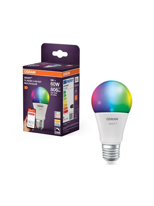 Osram  SMART+ standard 806lm 9W/RGBW frosted (60W) E27 Zigbee