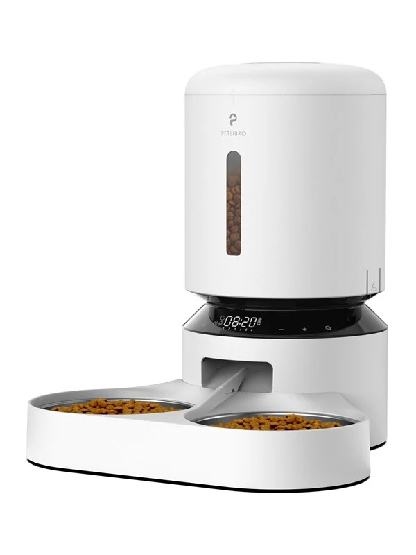 Petlibro Granary Automatic Pet Feeder 5L Dual Bowl White