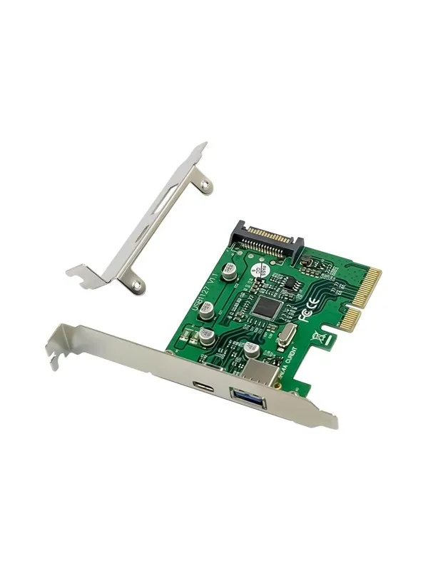 Conceptronic EMRICK09G - USB adapter - PCIe 3.0 x4 - USB-C 3.2 Gen 2 x 1 + USB 3.2 Gen 2 x 1