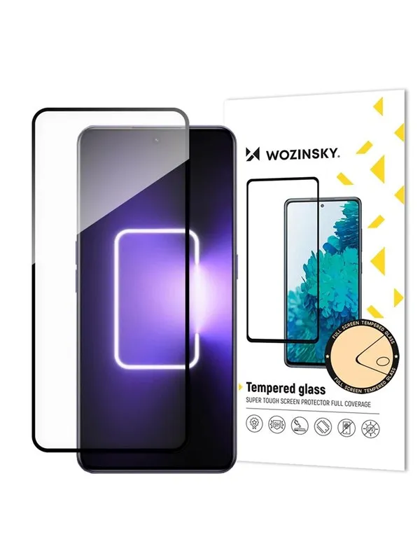 Wozinsky  Full Glue Tempered Glass Tempered Glass For Realme GT Neo 5 / Realme GT3 9H Full Screen Cover With Black Frame