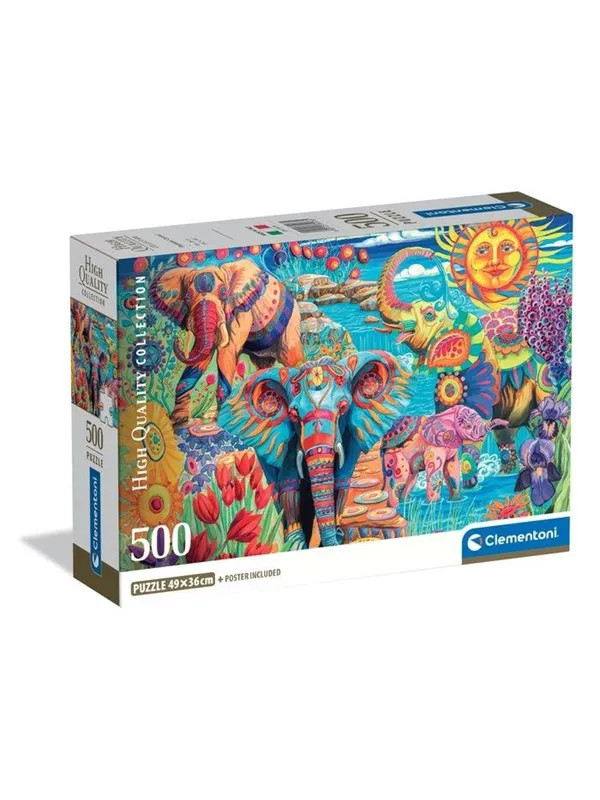 Clementoni Elephants Carnival (500)