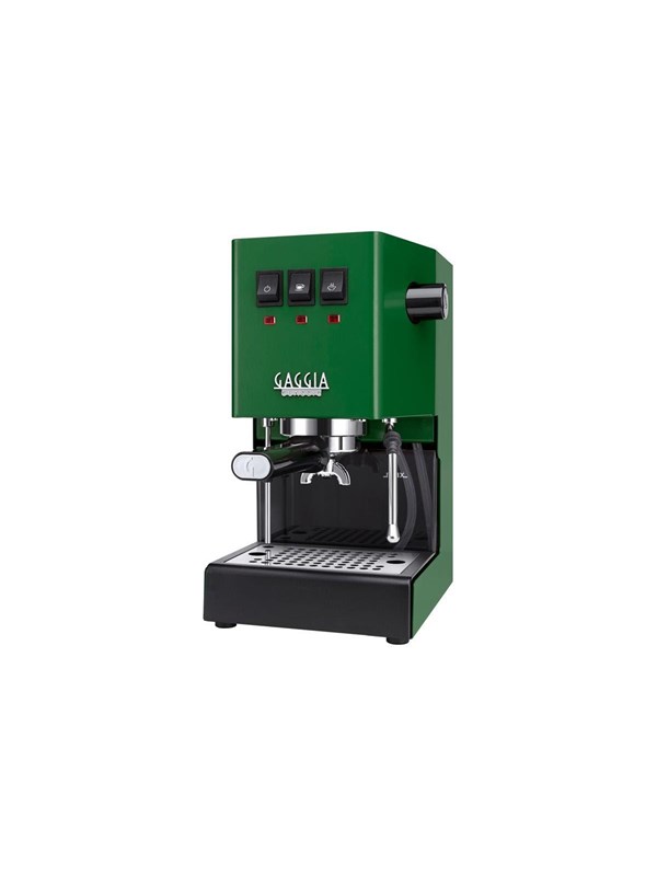 Gaggia Classic E24 Energy Vibes RI9481 - coffee machine with milk frother - 15 bar - jungle green