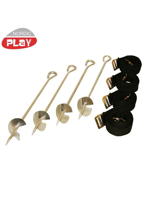 Nordic Play Storm anchors for trampolines