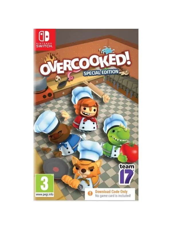Overcooked! Special Edition (Code in a Box) - Nintendo Switch - Action