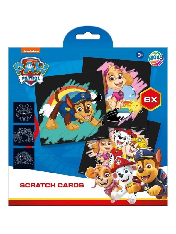 Alligator PAW PATROL 6 Scratch card 19*19cm