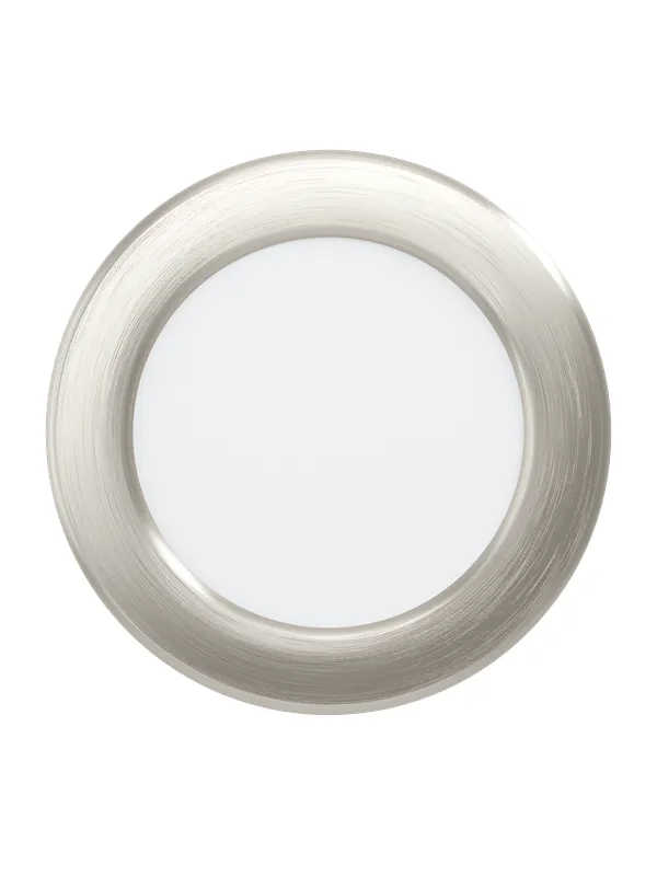 EGLO FUEVA 5 recessed spot Ø117 mm 4000K brushed steel