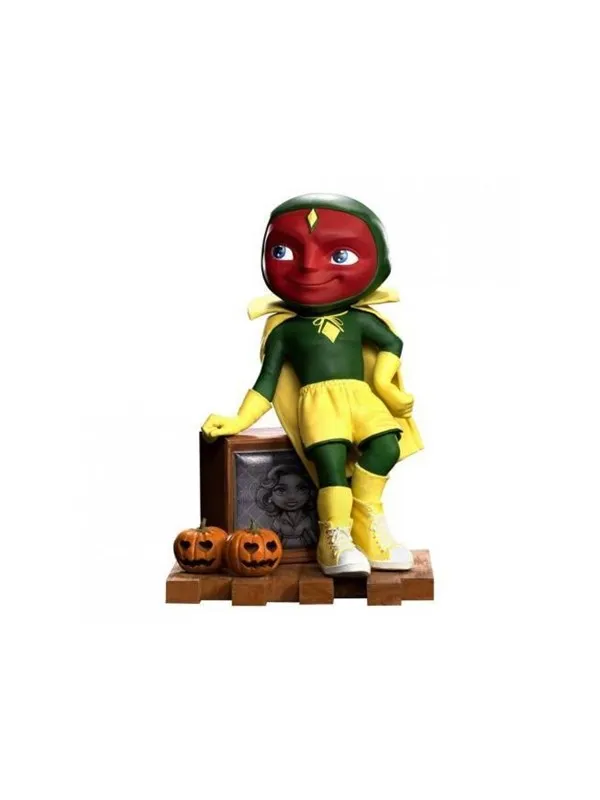Iron Studios - MiniCo Figurines: Wandavision - Vision (Halloween Version) - Figur