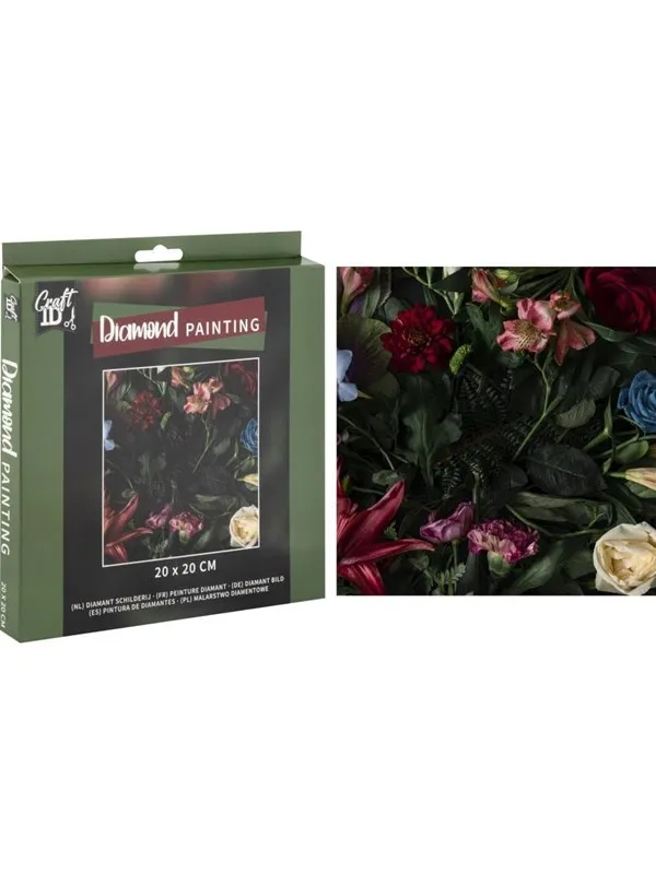 Creative Craft Group Diamond Painting 20*20cm. Flowers and flowers