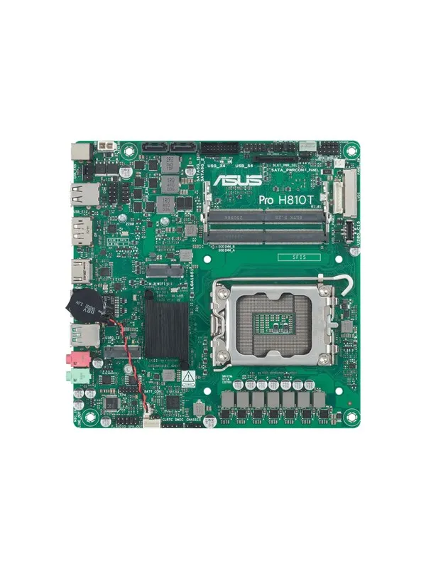 ASUS PRO H810T-CSM Hovedkort - Intel H810 - Intel LGA1851 socket - DDR5 RAM - Mini-ITX
