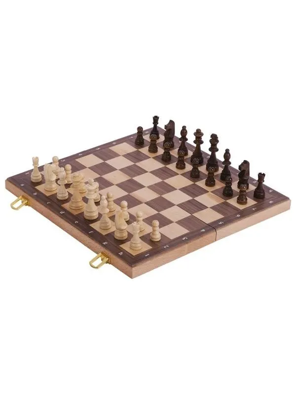 Goki Wooden Chess Set in Case