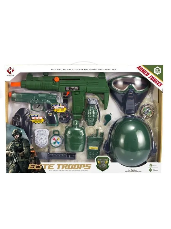 GA Toys Military Toy Set 13 Pieces - 3+ Years