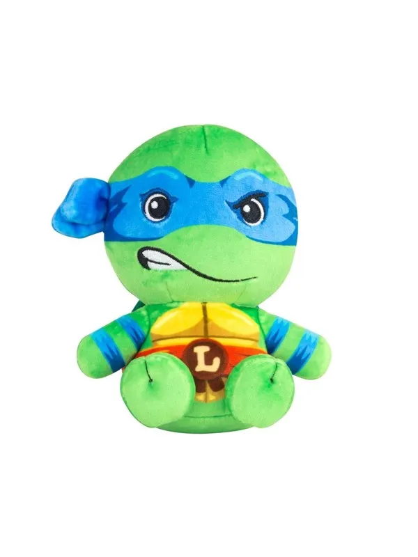 Tomy - Club Mocchi-Mocchi- Teenage Mutant Ninja Turtles™ Leonardo Junior 15 cm - Bamser & kosedyr