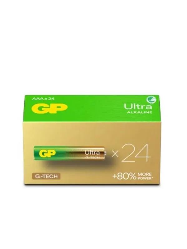 GP Battery Ultra Alkaline AAA/LR03 24-pack