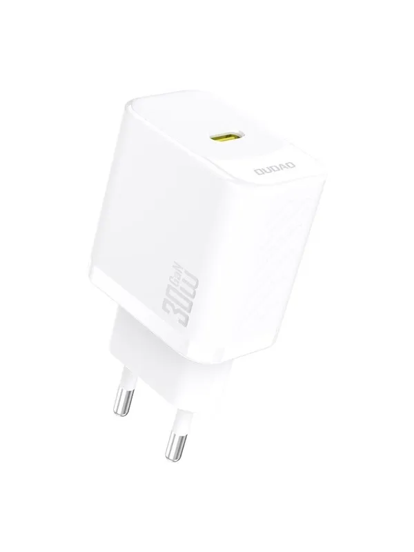 Dudao  A27P 30W PD GaN USB-C Wall Charger - White