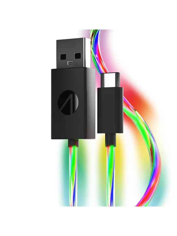 STEALTH 2M XP-LED Light Up Play & Charge Cables - Twin Pack
