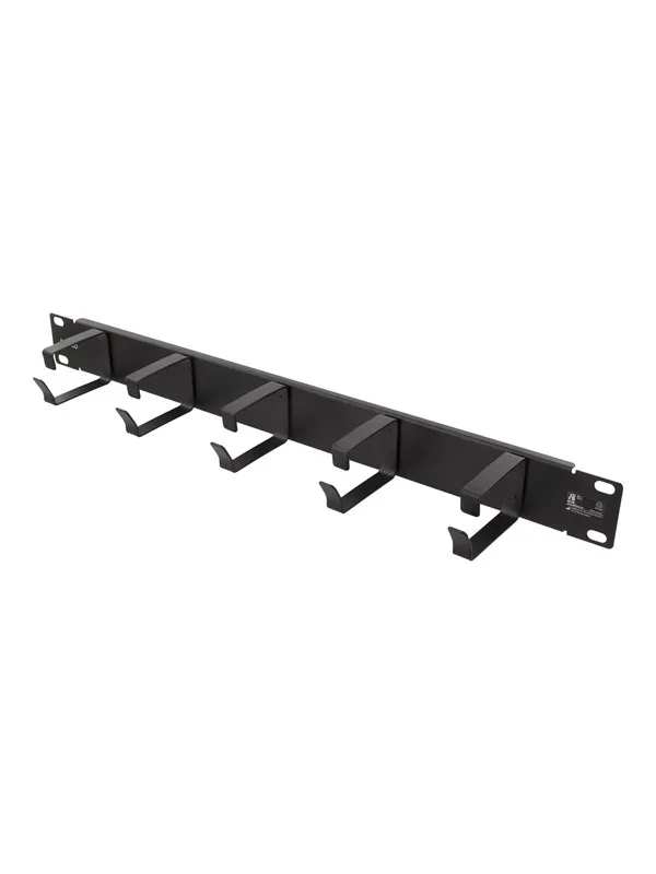 Deltaco 19" 1U Metal Cable Management