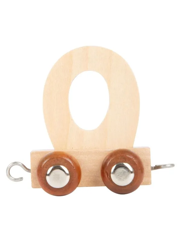 Small Foot - Wooden Letter Train - O - 12 pieces