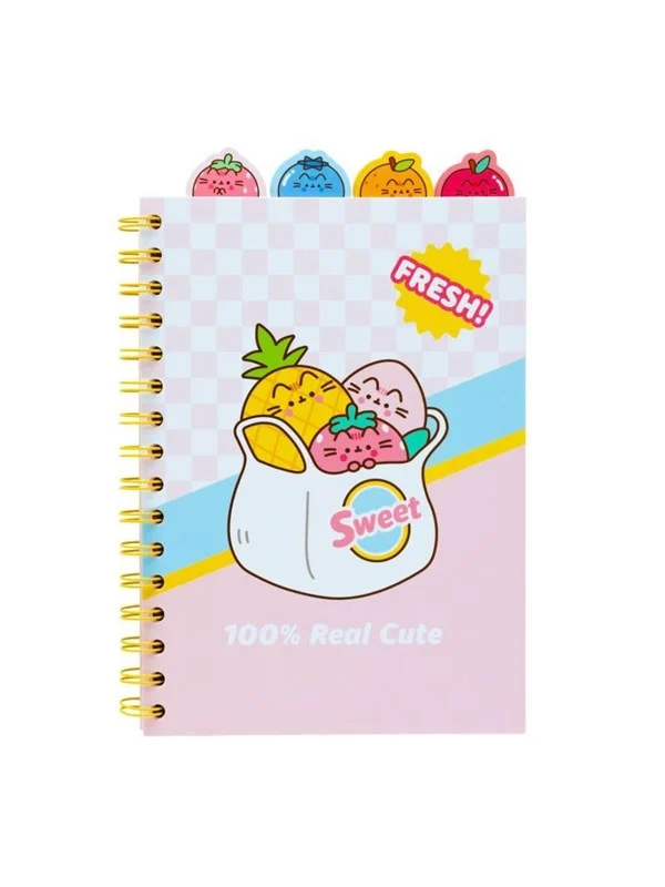 Pusheen - A5 Notebook / Notebook from the Fruits collection