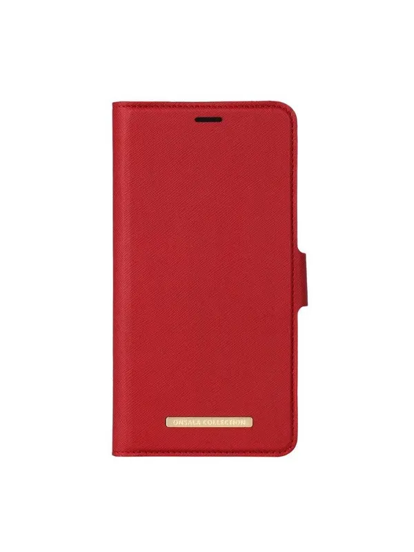 ONSALA Mobile Wallet Saffiano Red iPhoneXs Max