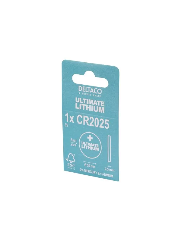 Deltaco Ultimate battery x CR2025 - Li