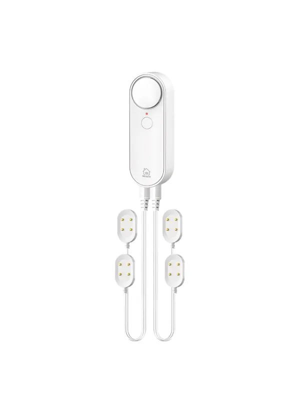 Deltaco SMART HOME Water leakage sensor 2 x cables attached with total 4 sensors
