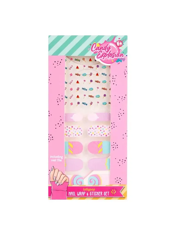 Canenco Create It! Candy Explosion Nail Stickers Creation Set