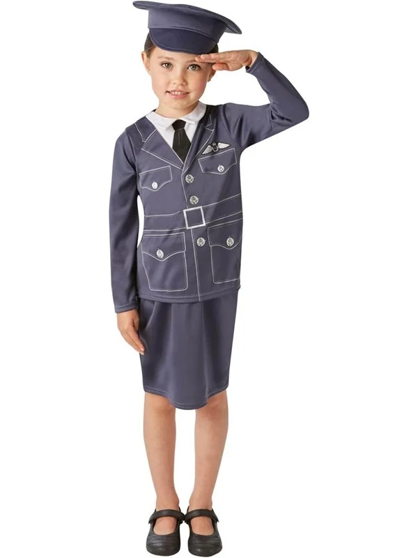 Rubies Official WRAF Girl Costume Girls Small Ages 3 - 4