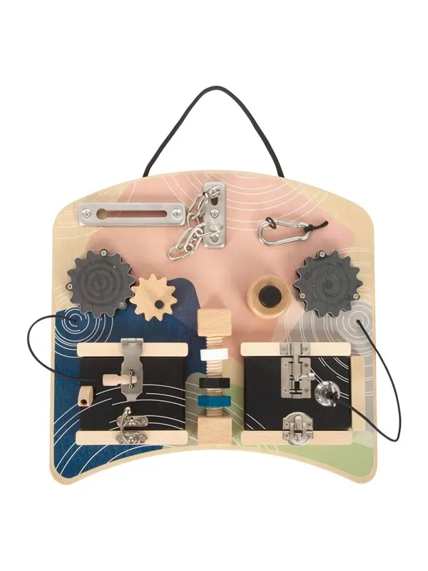Small Foot Wooden Activity Board Rotation and Locks