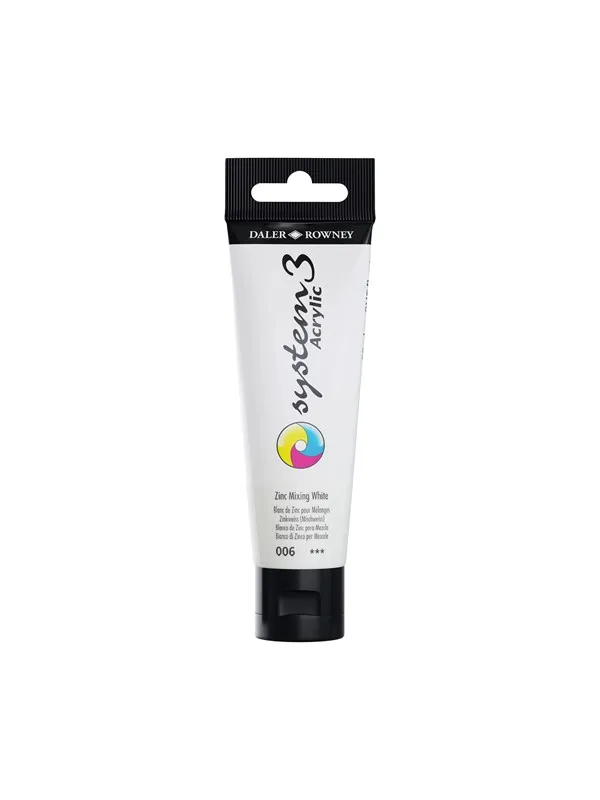 Daler-Rowney System3 59 ml Zinc Mixing White