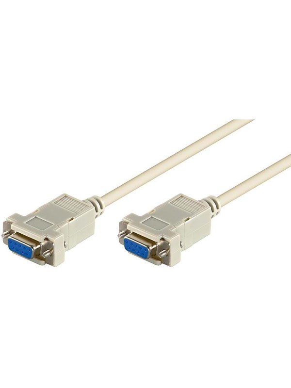 Pro Seriel RS232 9-pins Null Modem - 2m