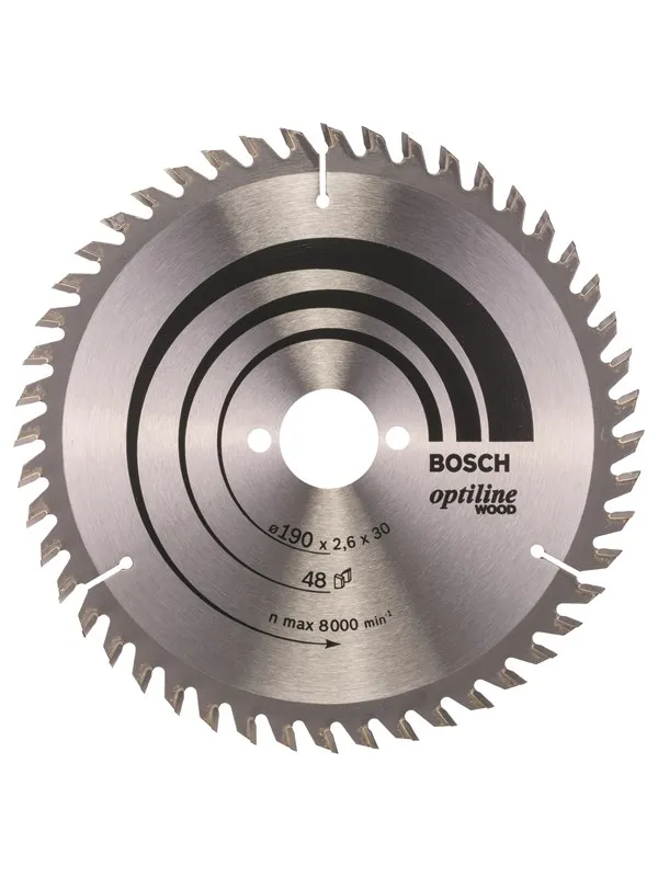 Bosch Sirkelsagblad Optiline Wood 190 x 30 x 2,6 mm, 48