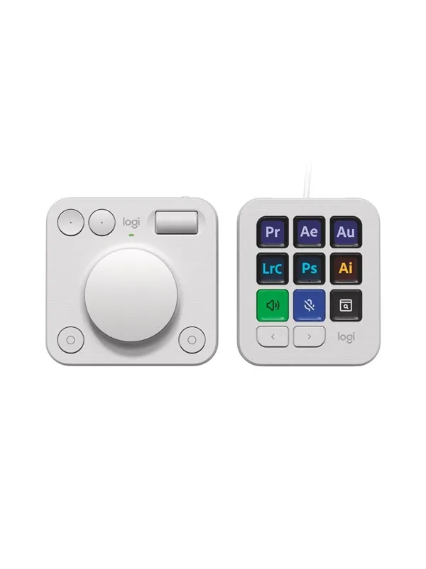 Logitech MX Creative Console - Pale Grey