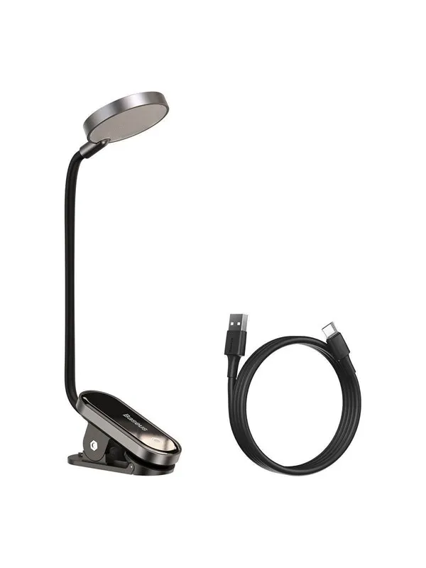 Baseus mini LED lamp with clip grey (DGRAD-0G)