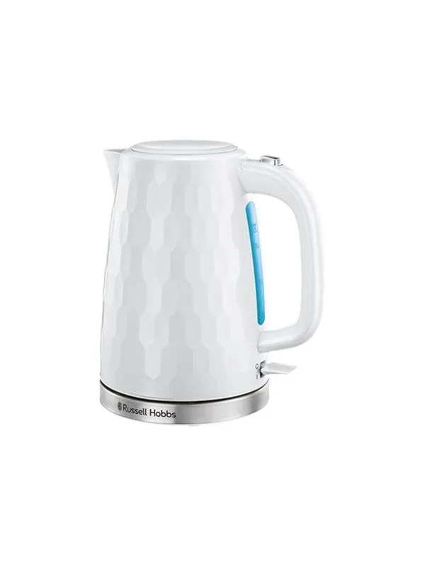 Russell Hobbs Vannkoker Rapid Boil Kettle Honey Comb - White 26050-70 - Hvit - 2400 W
