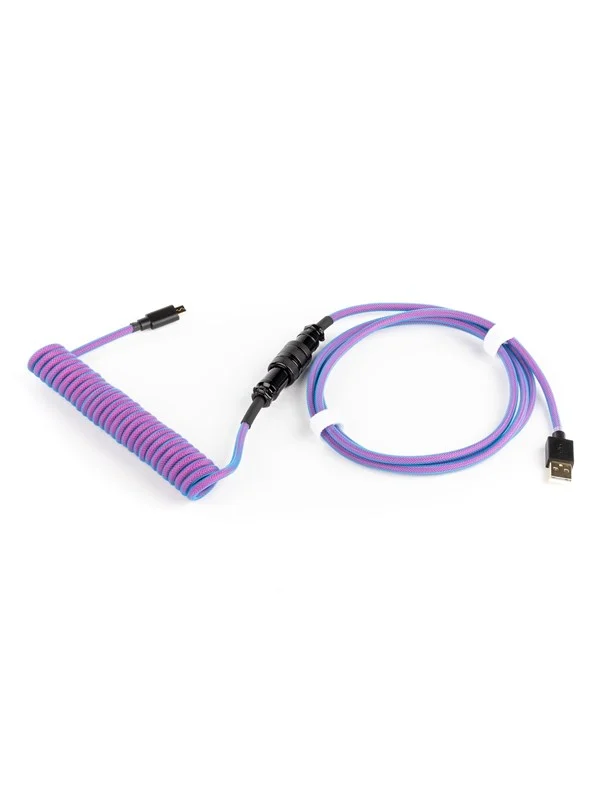 DUTZO Coiled Aviator Micro-USB B cable - Purple - Oppgrader tilbehør - Lilla