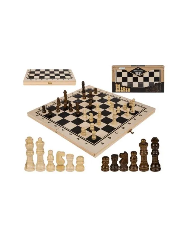 OUT OF THE BLUE Wooden game Chess