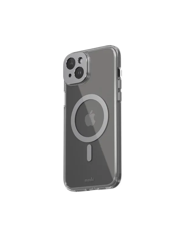 Moshi iGlaze for iPhone 15 Plus - Meteorite Grey