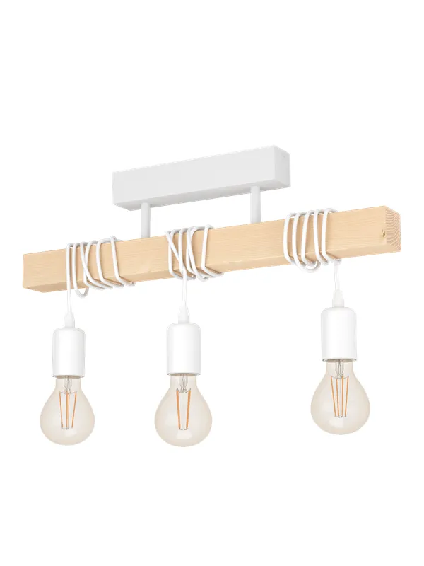 EGLO TOWNSHEND ceiling lamp white/brown