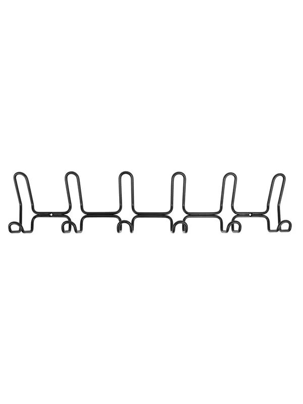 Home>it designer coat rack with 6+6 hooks black