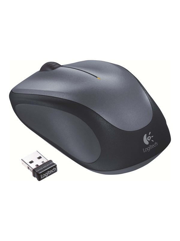 Logitech Wireless Mouse M235 - Mus - Optisk - 3 knapper - Sølv