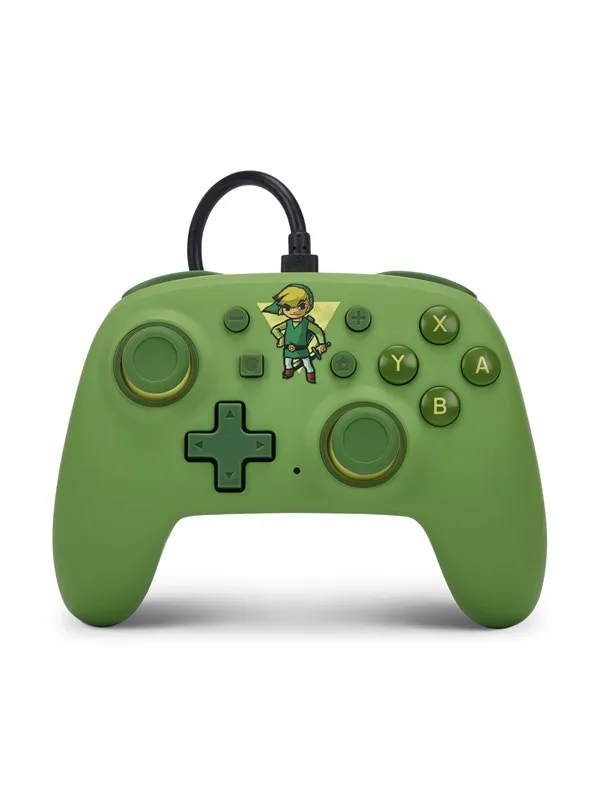 PowerA Nano Wired Controller for Nintendo Switch - Toon Link - Wired Controller - Nintendo Switch