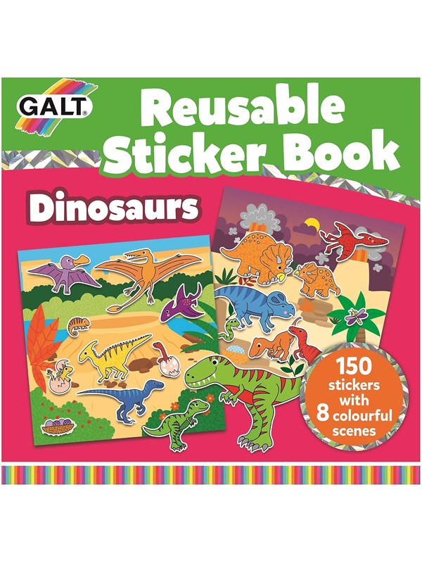 Galt Reusable Sticker Book - Dinosaurs