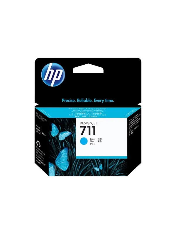 HP 711 / CZ130A Cyan Ink - Blekkpatron Cyan