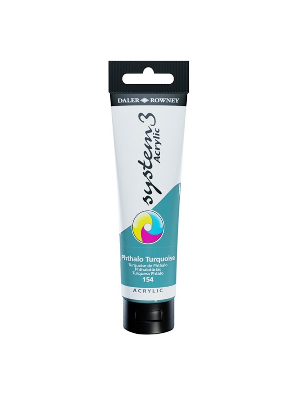 Daler-Rowney System3 150 ml Phthalo Turquoise