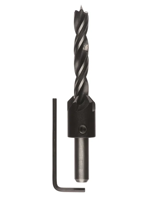 Bosch Trespiralbor med forsenker 10 mm