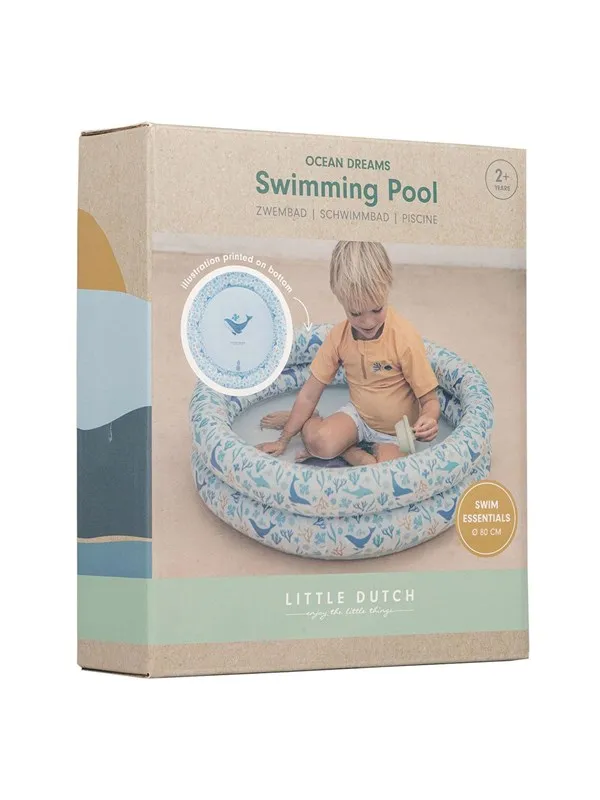 Little Dutch Ocean Dreams Swimming Pool Blue 80cm