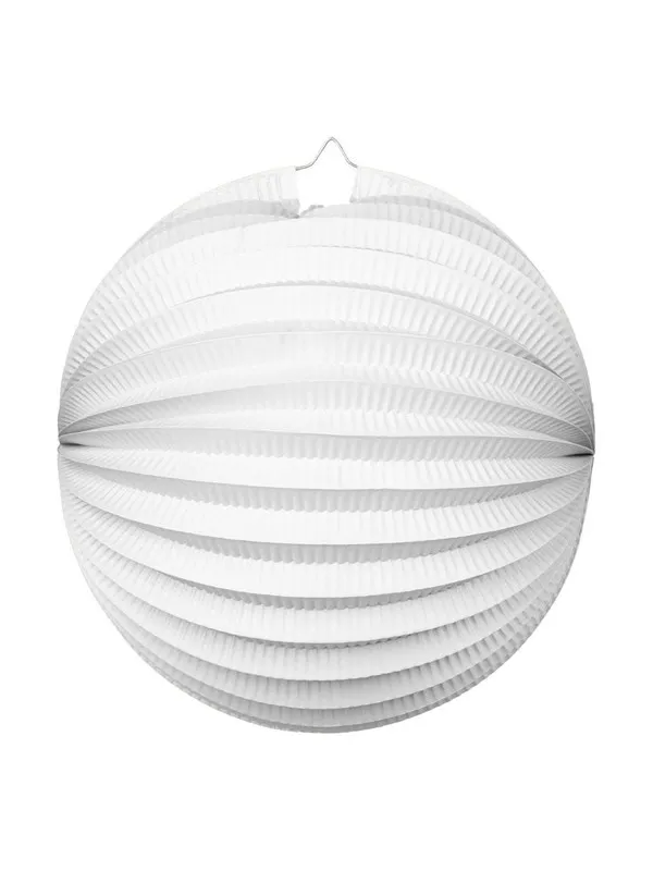 Globos Paper Lantern Round White 25cm