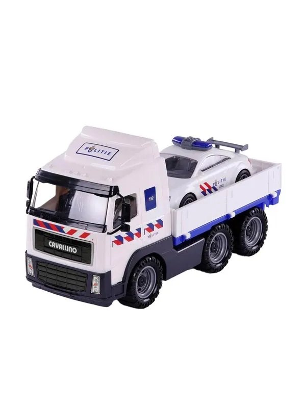 Cavallino Toys Cavallino Police Truck and Police Car Scale 1:16