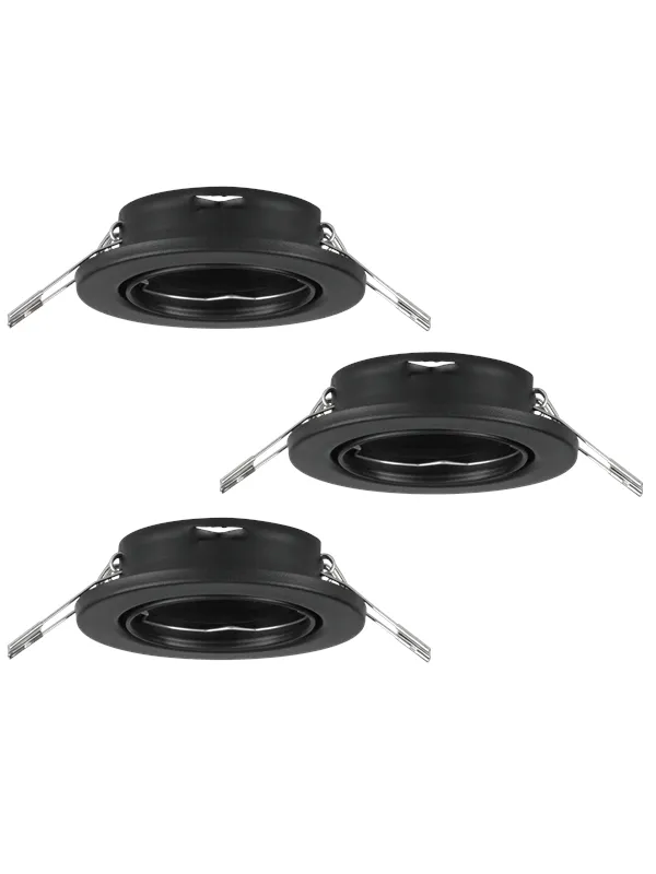EGLO AGULO recessed spotlight black