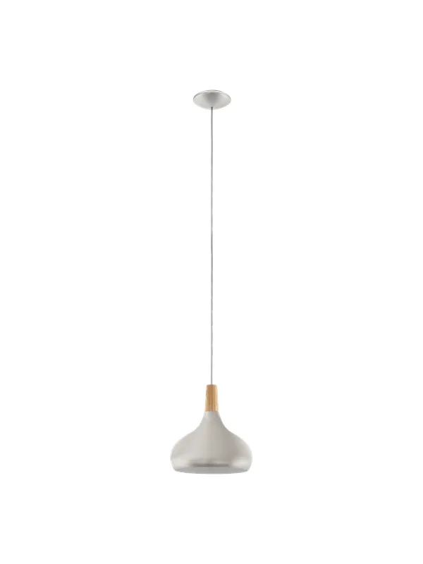 EGLO SABINAR pendant Ø280 mm brushed silver